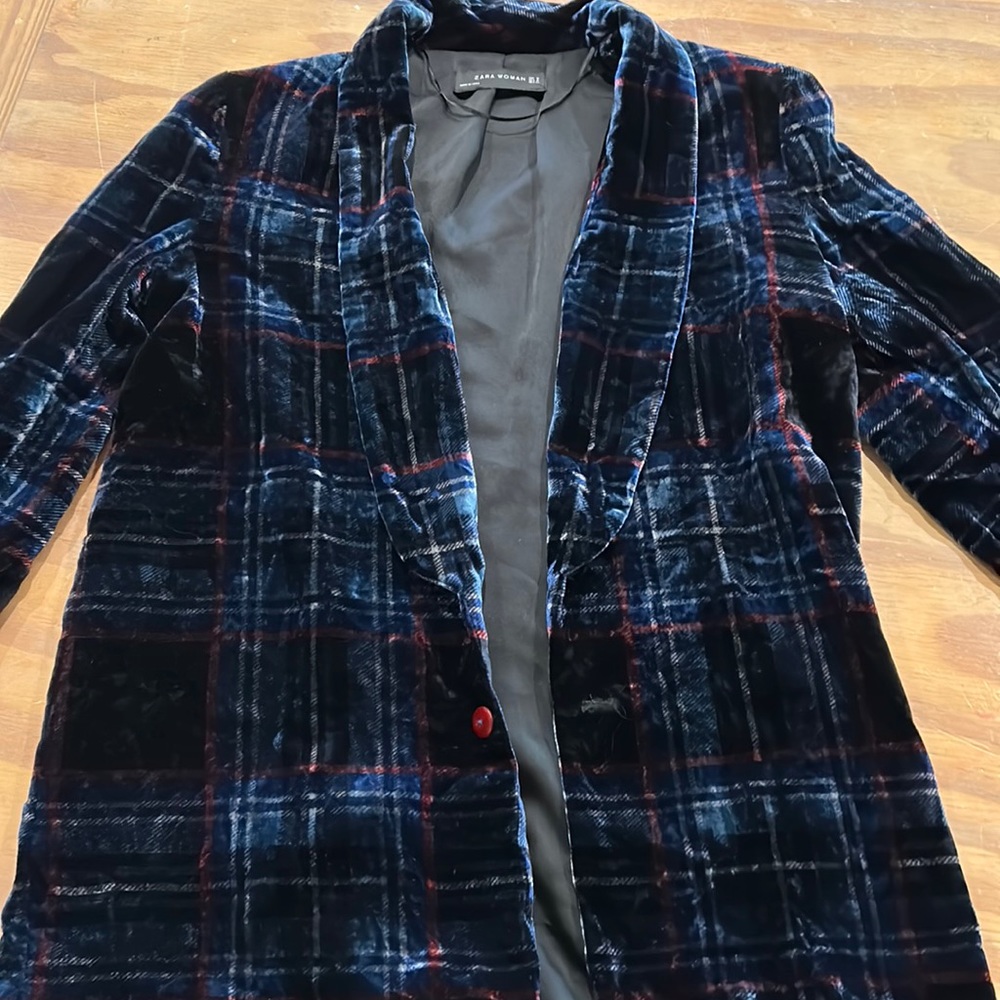 Zara Velvet Blazer